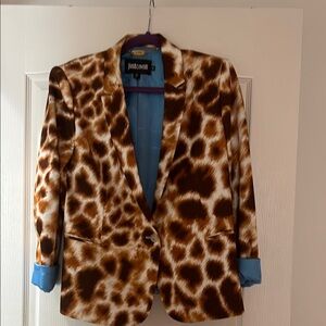 Just Cavalli Animal Print Blazer